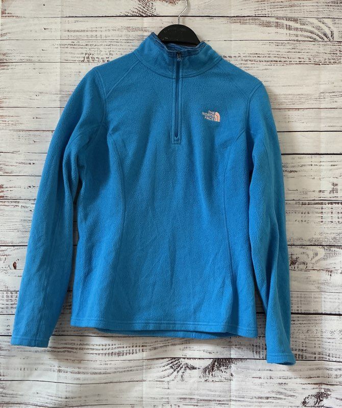 Women's The North Face Blue Fleece Pullover Size S/M
