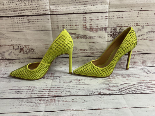 Schutz Wild Lime Pump Rhinestone Heel Women 6B