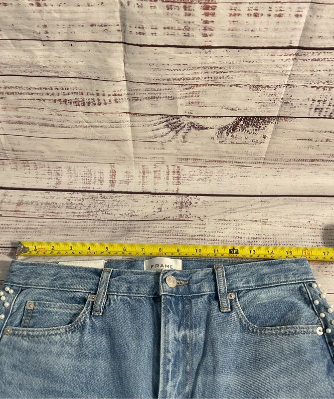 Frame Atelier of Denim Le Jane Crop Daylight Pearl Women's Size 28