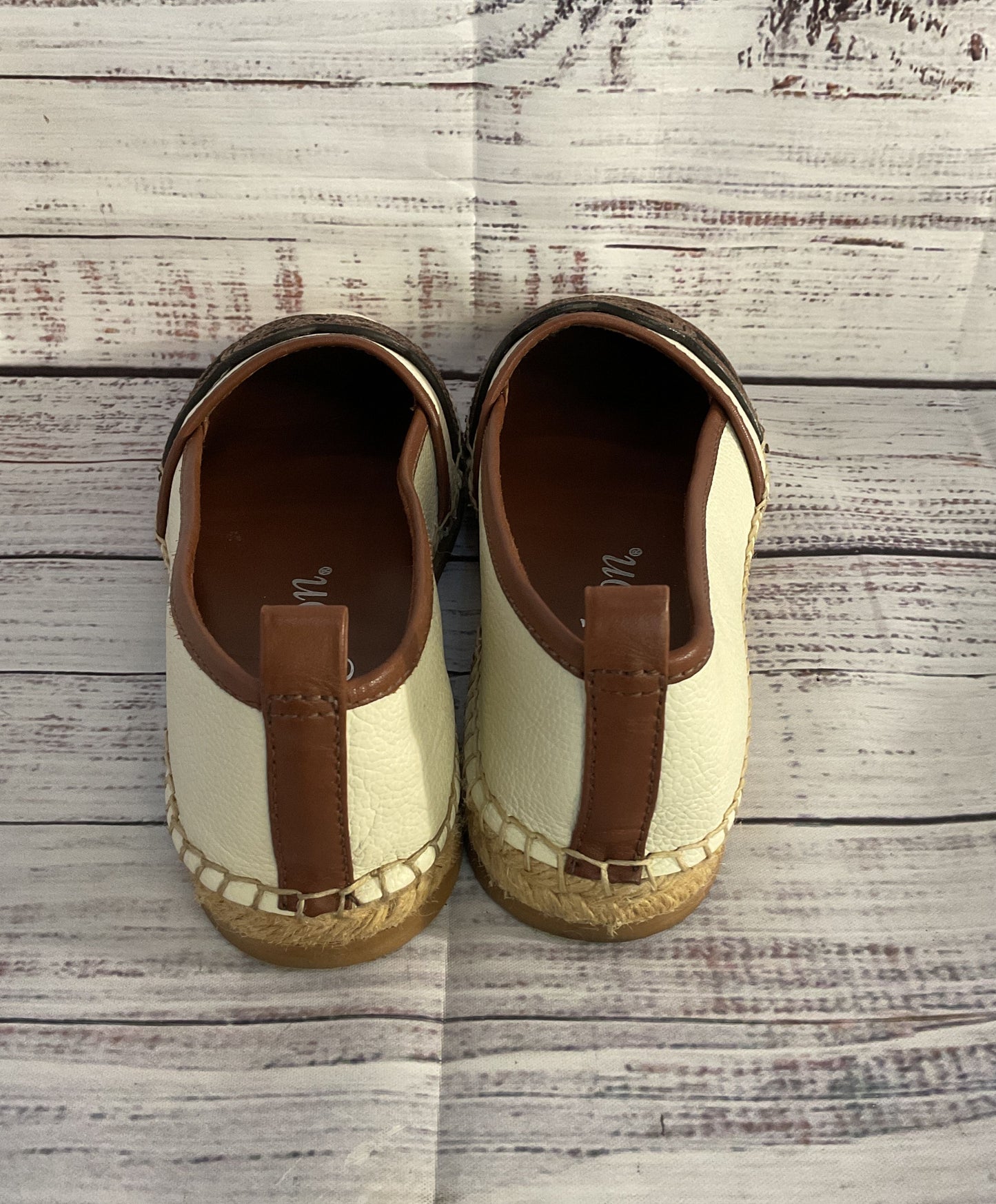 Brighton Leather Evita Espadrilles White 7