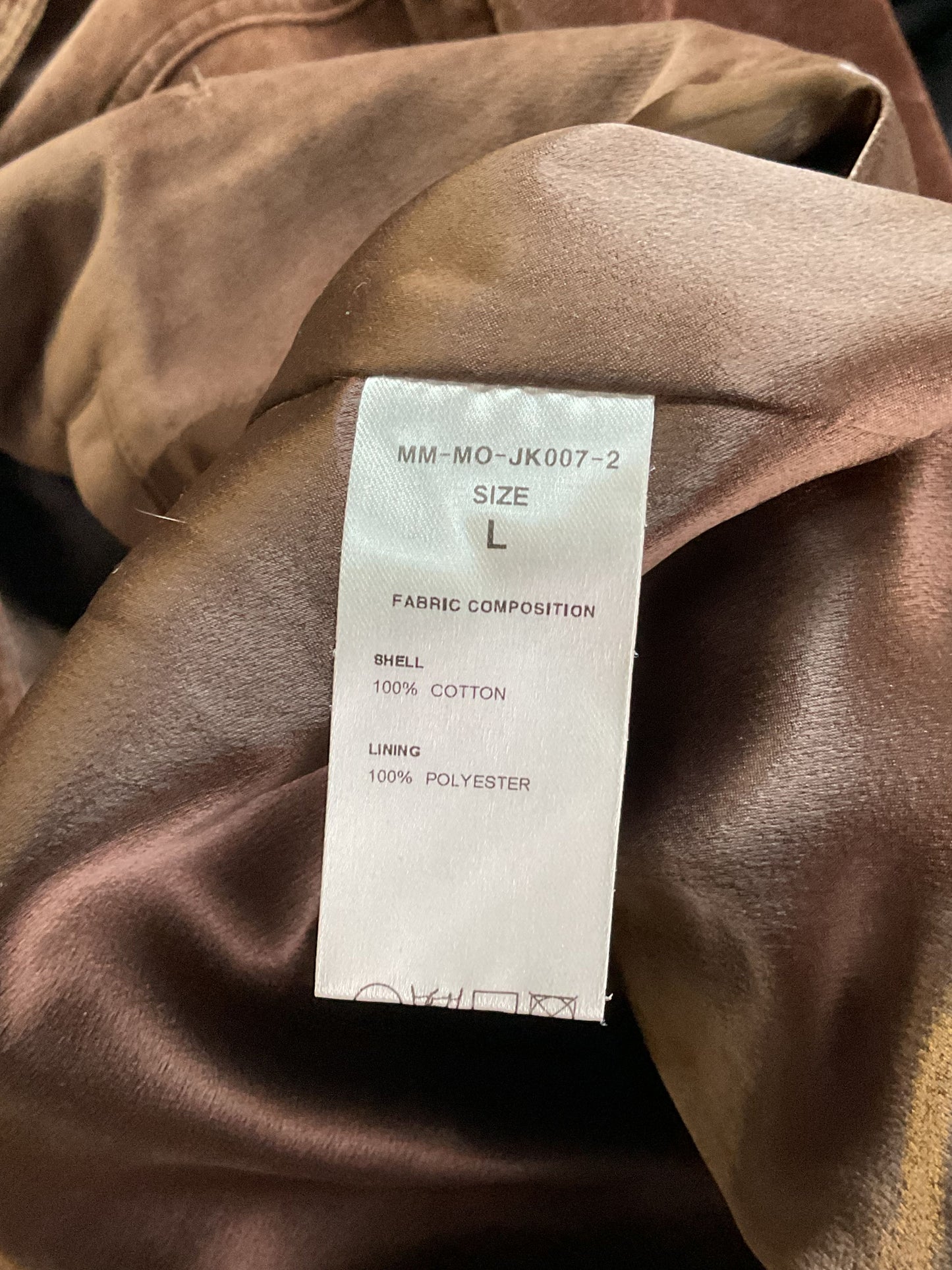 MMIC Brown Jacket - Size L