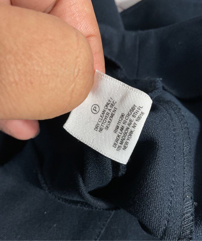 Derek Lam 10 Crosby Skirt Women's Navy Blue Godet Ruffle Mini Chic Preppy Size 2