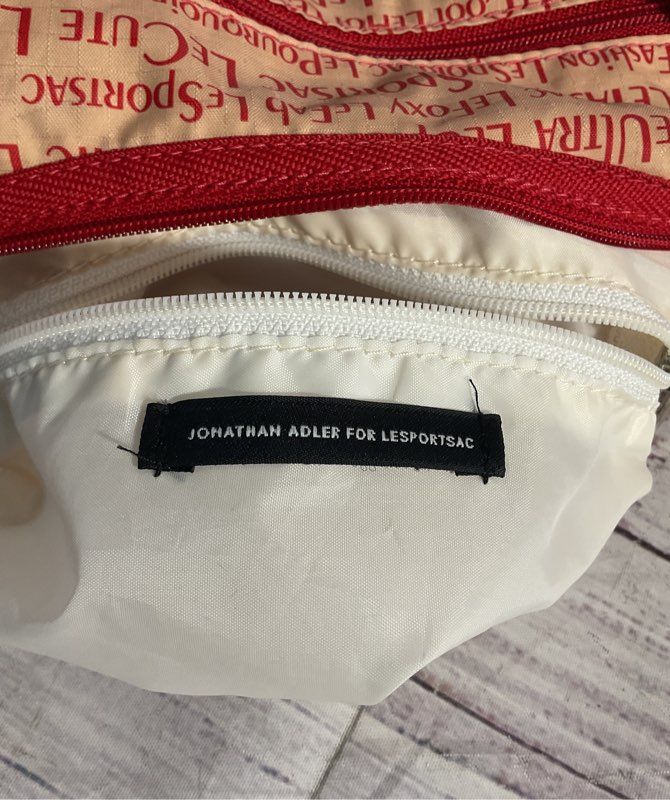 LeSportSac Jonathan Alder Women's Red & Beige Shoulder Bag