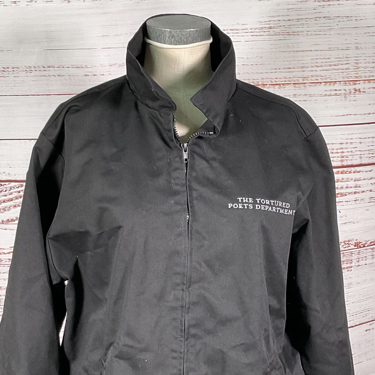 TAYLOR SWIFT The Tortured Poets Department Black Jacket- SZ L