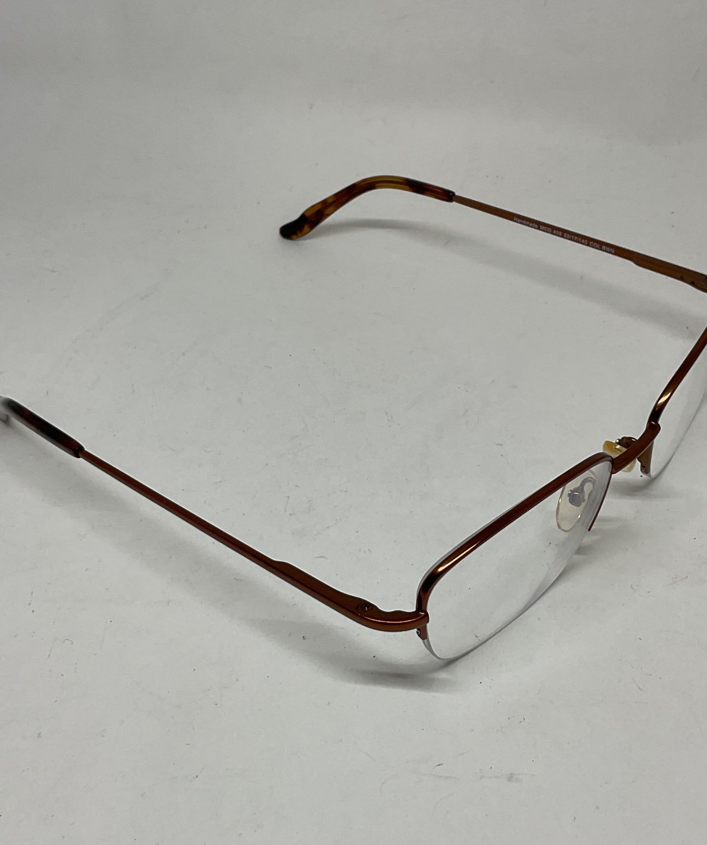 SAKI Japan Brown Eyeglasses Frames Only Size 140