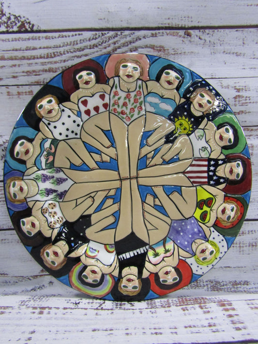 Westland Janice Joplin Funseekers Water Ballet Motif Ceramic Plate