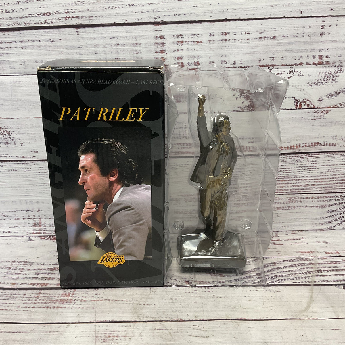 Los Angeles Lakers Pat Riley Mini Statue Figurine Basketball NBA 2/22/2026