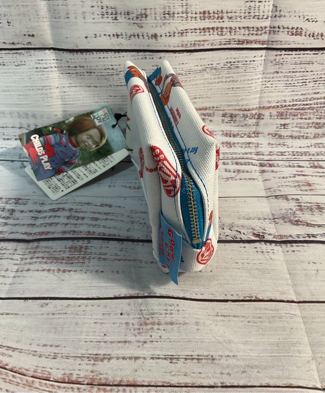 New Rare Medicom Toy Chucky " Child's Play Travel Bag White Small
