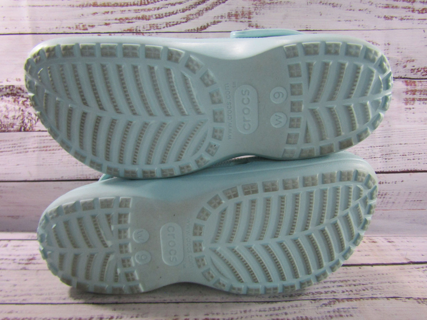 Crocs Baya Women's Pure Water Blue Sandals Size 9