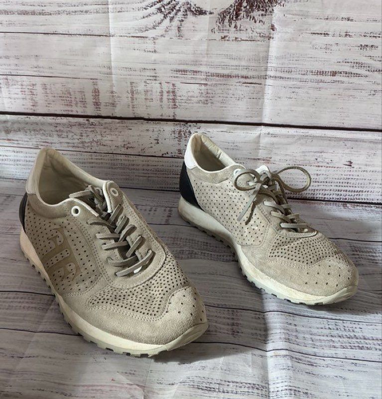 Women's Farrutx Suede Sneaker in Light Gray Size 40 US 9 Retail $149