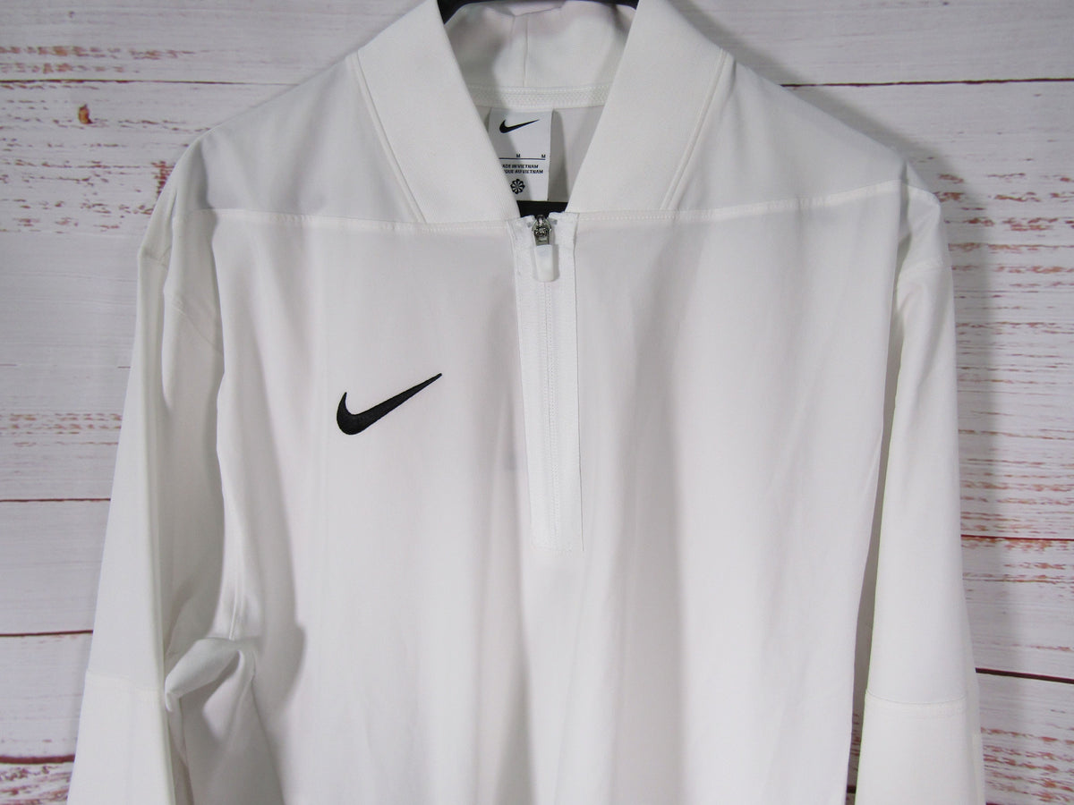 Nike Men's White Full Zip Track Jacket Size M