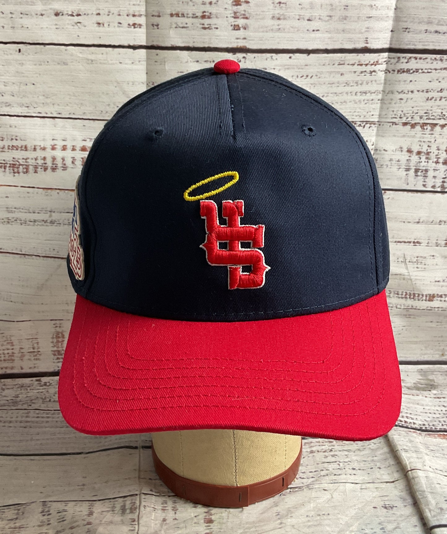 Stevenson Ranch x LA Prayer Hat Blue Red OS