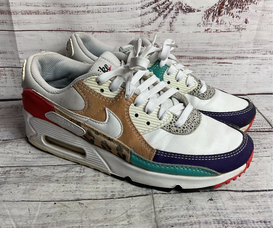 Nike Air Max 90 SE Safari Sneakers Multicolor 7.5