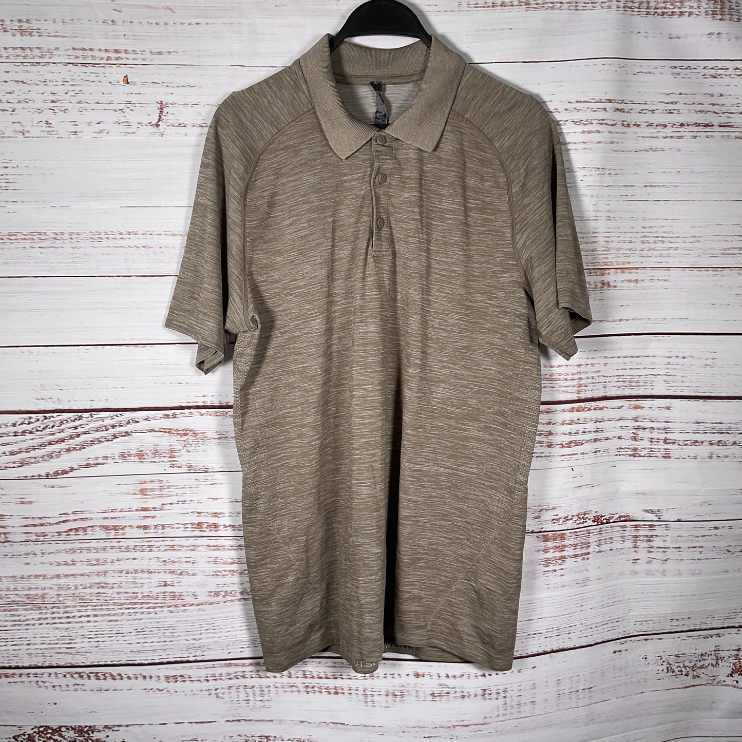 Lululemon Brown Short Sleeve Polo Golf Shirt - Size L
