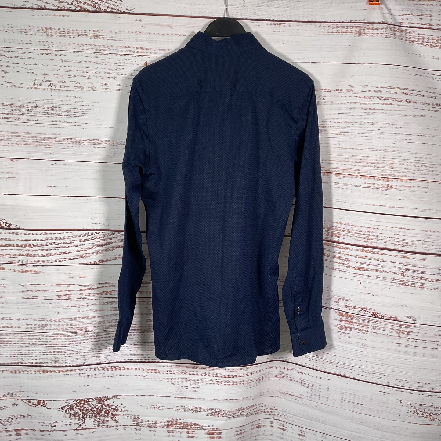 Ted Baker Navy Blue LS Jersey Long Sleeve Button Down Shirt - Size 3