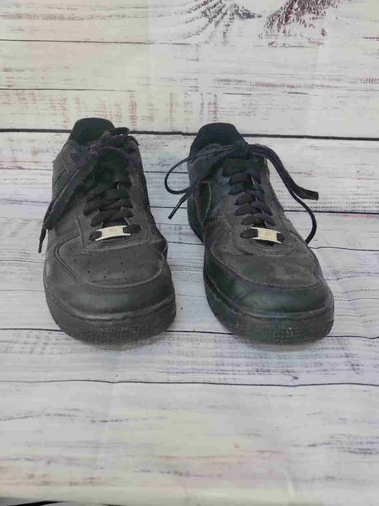 Men's Nike Air Force 1 Black Sneaker Size 9.5