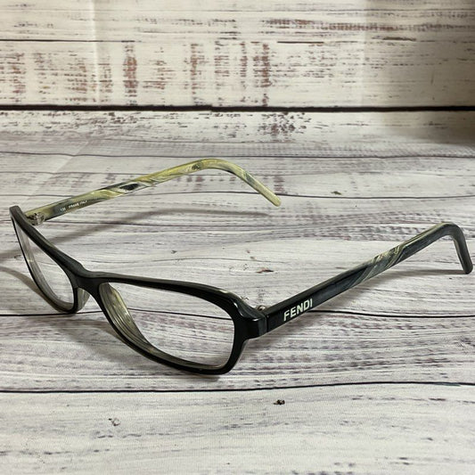 FENDI Unisex Black/Gray Marble Eyeglasses- 135 (FRAMES ONLY)