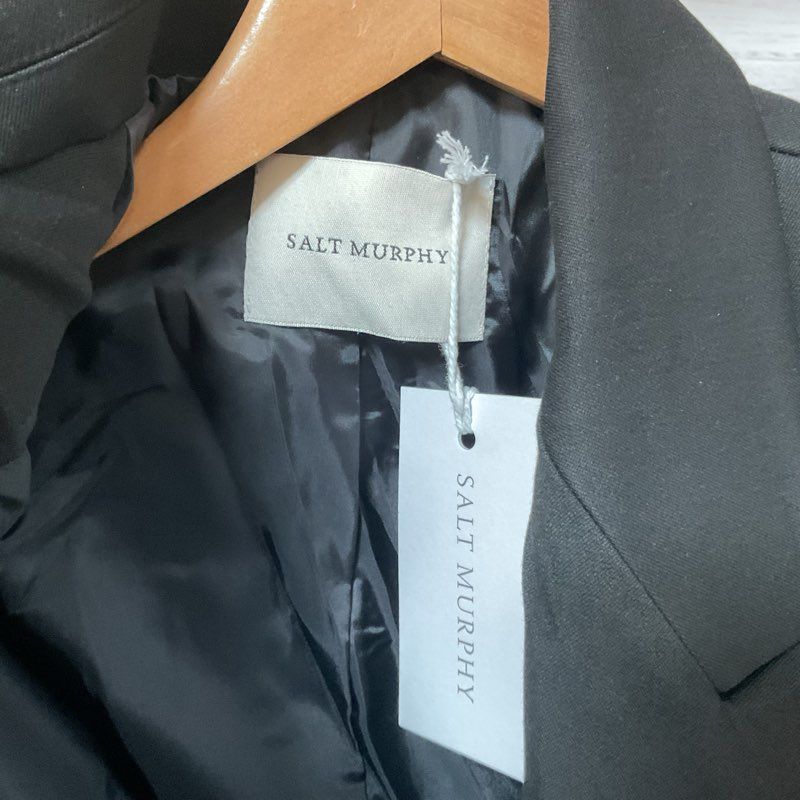 Salt Murphy Yannis Black Double Breasted Peak Lapel Blazer Jacket Men's Size 36