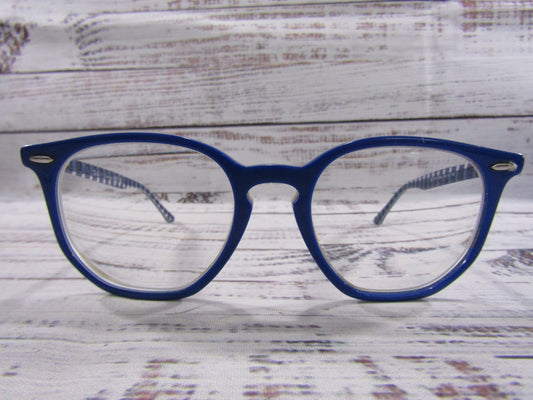 Ray-Ban RB7151 Blue Hexagonal Eyeglasses Frame
