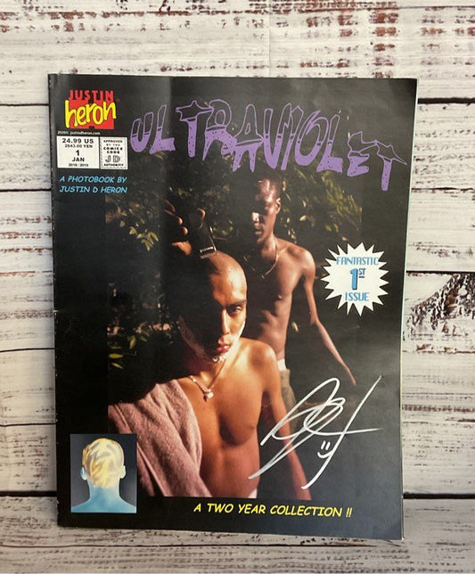 Ultraviolet Justin Heron Photobook Magazine 2020 Signed