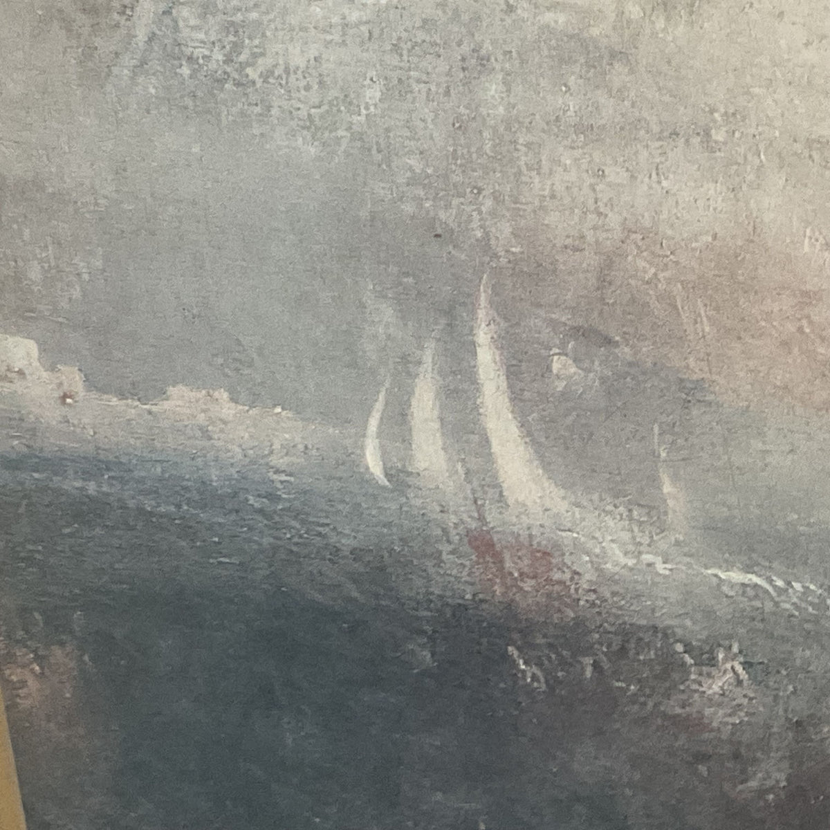 JOSEPH MALLORD WILLIAM TURNER "Yacht Approaching the Coast" Giclée Print