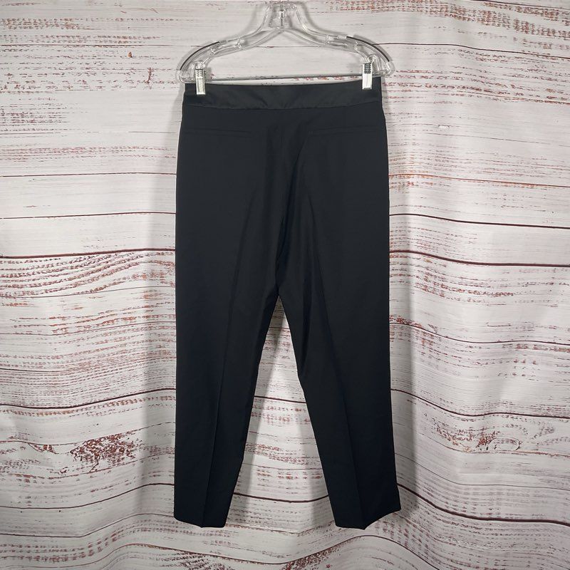 Paul Smith Black Wool/Mohair Blend Colorful Beaded Waist Pants - Size 6 US