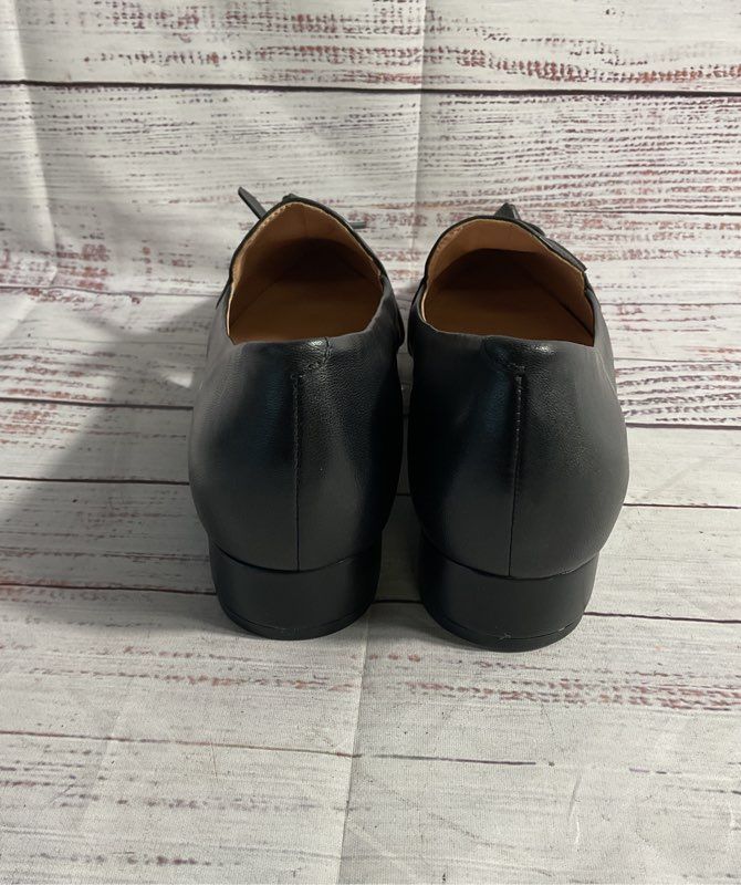 Cole Haan Women's Black Leather Viola Skimmer Flat W27673 Size 6B