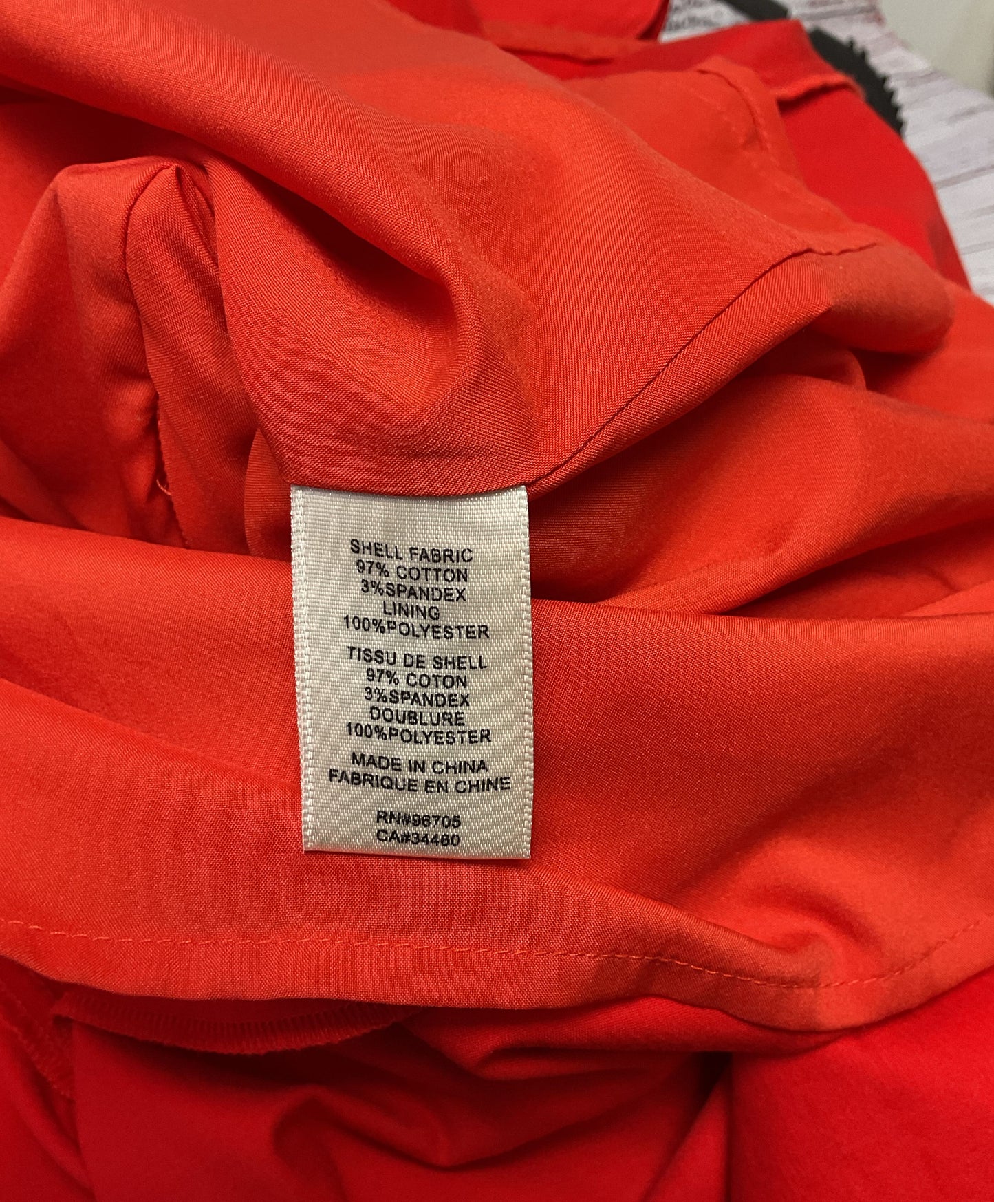Rebecca Taylor Red Cotton Ruffle Short Dress - Size 0