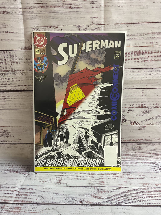 Death Of Superman Event Auction Comic Connect Art Catalog