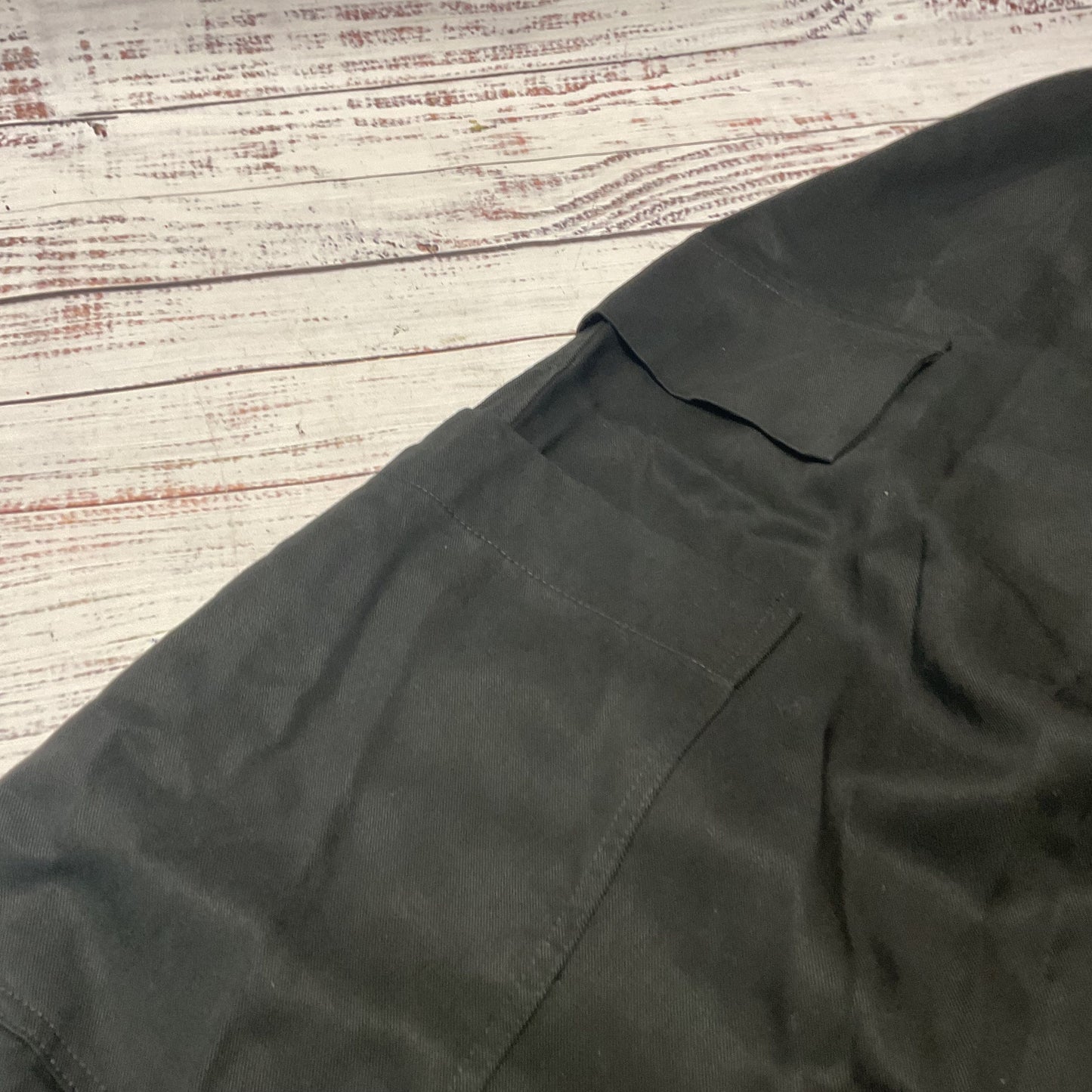Reformation Black Ethan Twill Cargo Pants - Size 1X