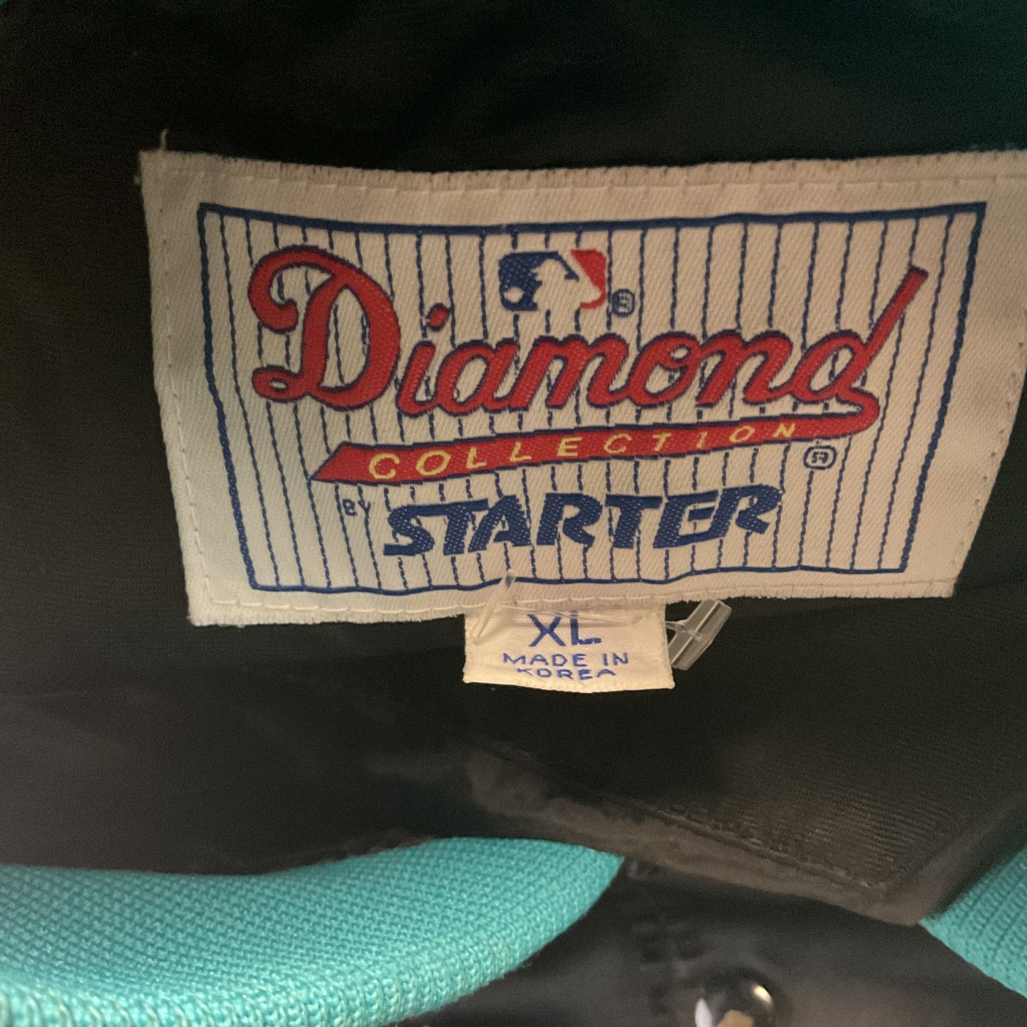 Vintage Starter Black Blue Seattle Mariners Jacket 1990s - Size XL As-Is