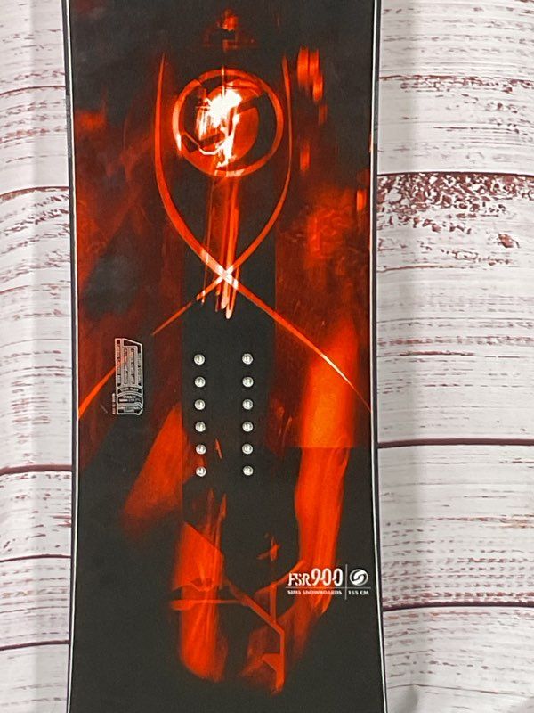 Sims FRS900 60" Snowboard Black Red