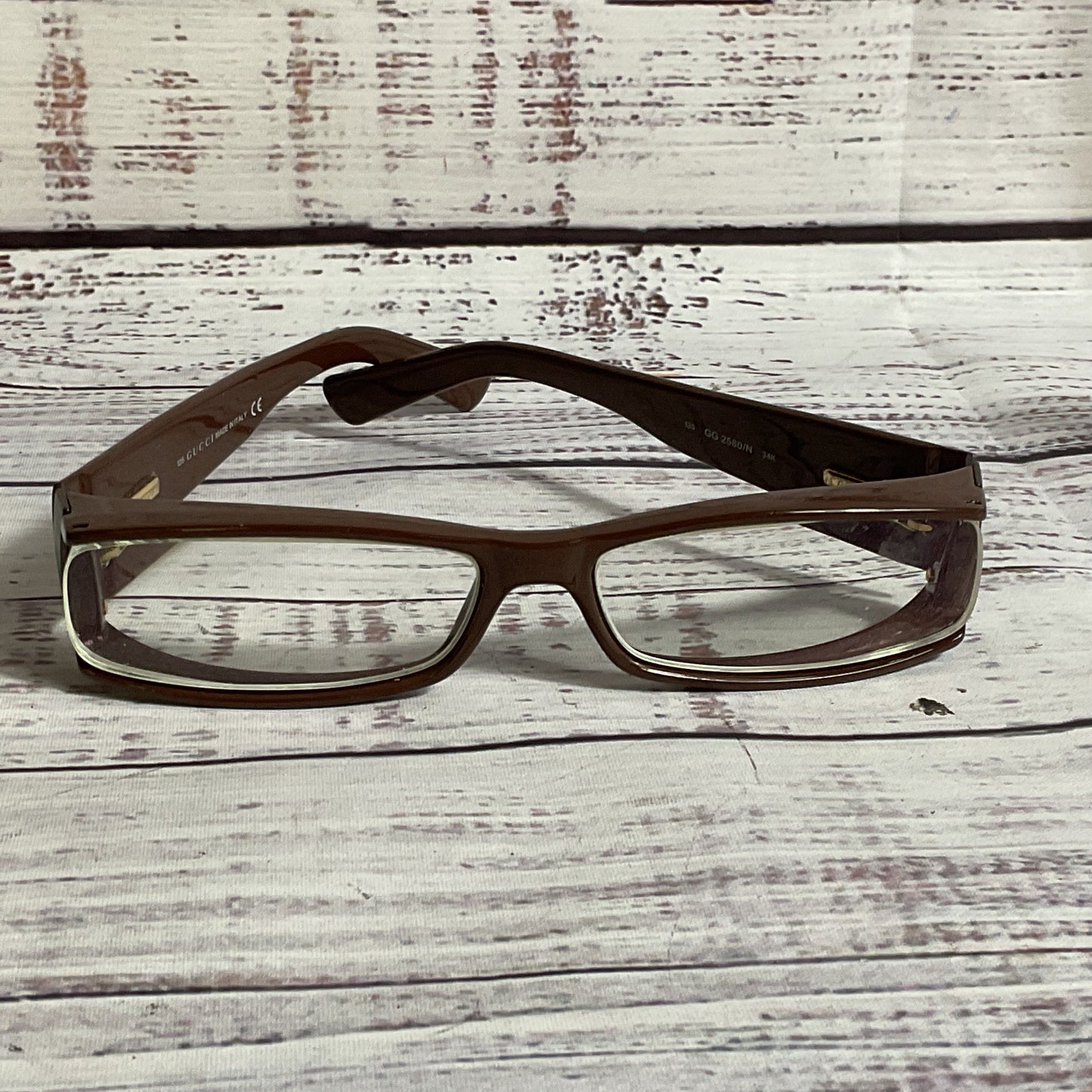 VTG. GUCCI GG2580/N 34K Unisex Eyeglasses Frames- 135 (FRAMES ONLY)