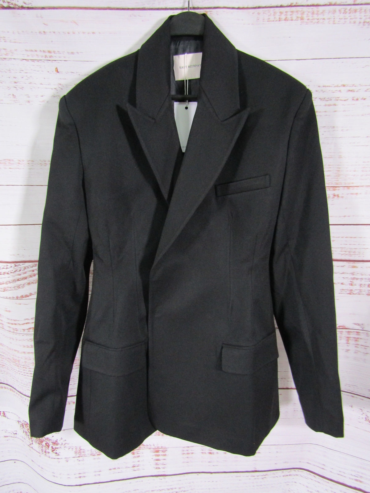 Salt Murphy Yannis Men's Black Blazer Jacket Size 38