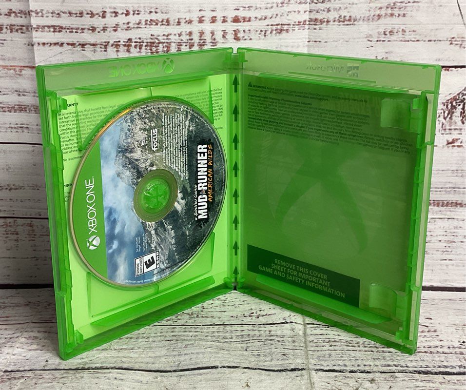Xbox One Set of 3 RBI Baseball V-Rally 4 Mud Runner Video Games