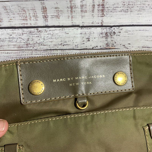 Marc Jacobs Olive Green Nylon Crossbody Satchel Purse