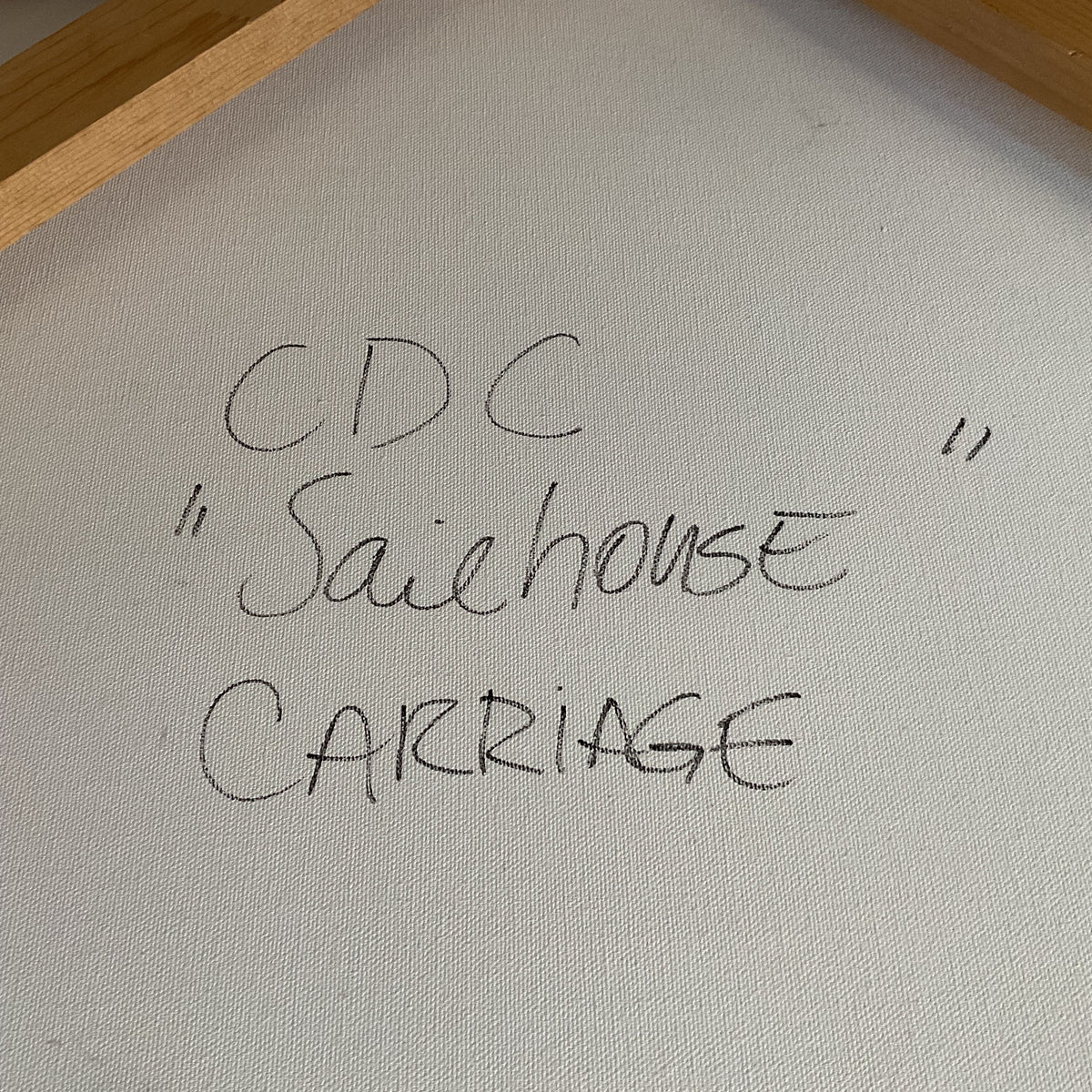 CDC "Sailhouse Carriage" Abstract Landscape Painting- 54" x 72" (LARGE)