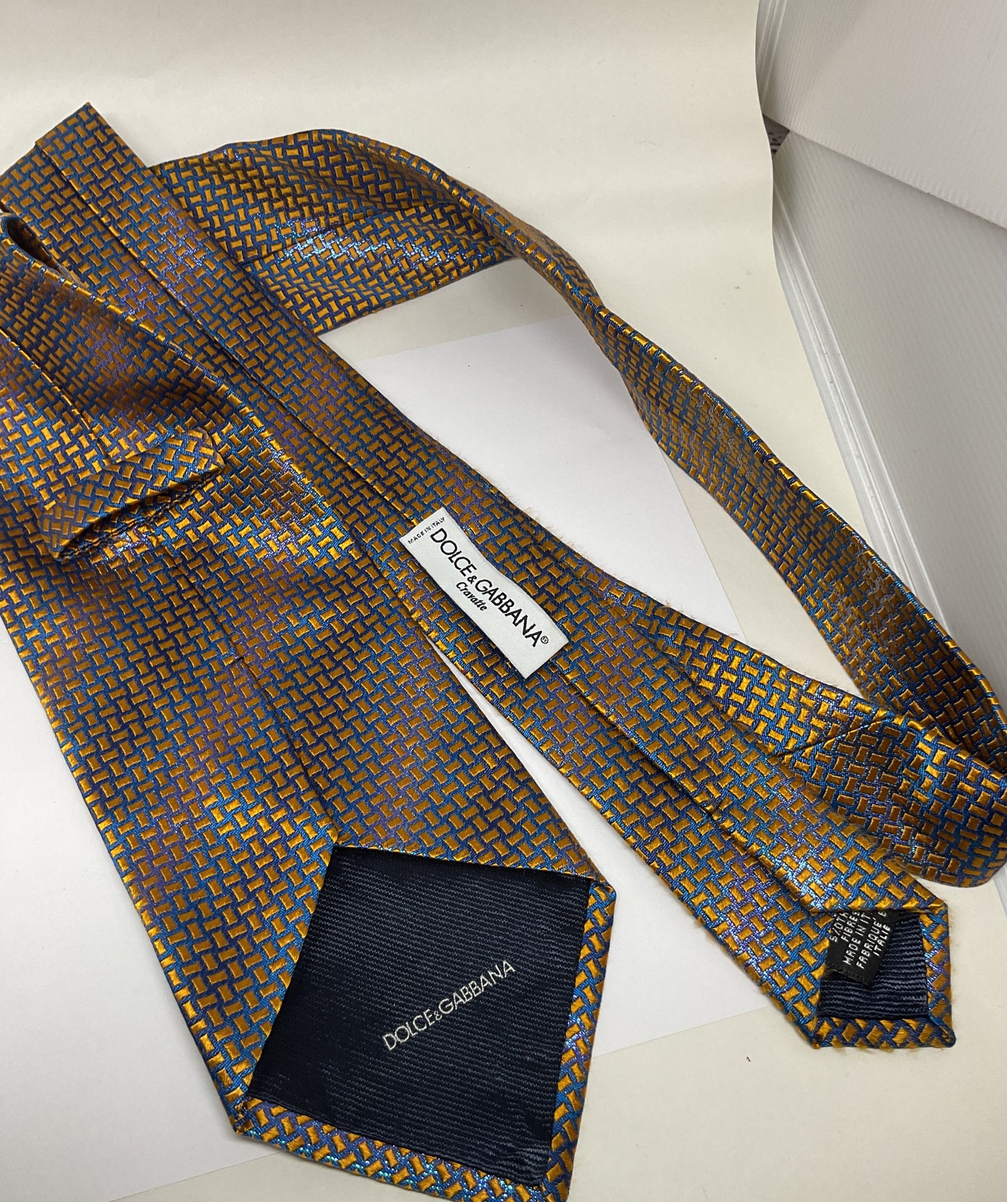 Dolce & Gabbana Multicolor Silk Tie - Size 3.75” wide