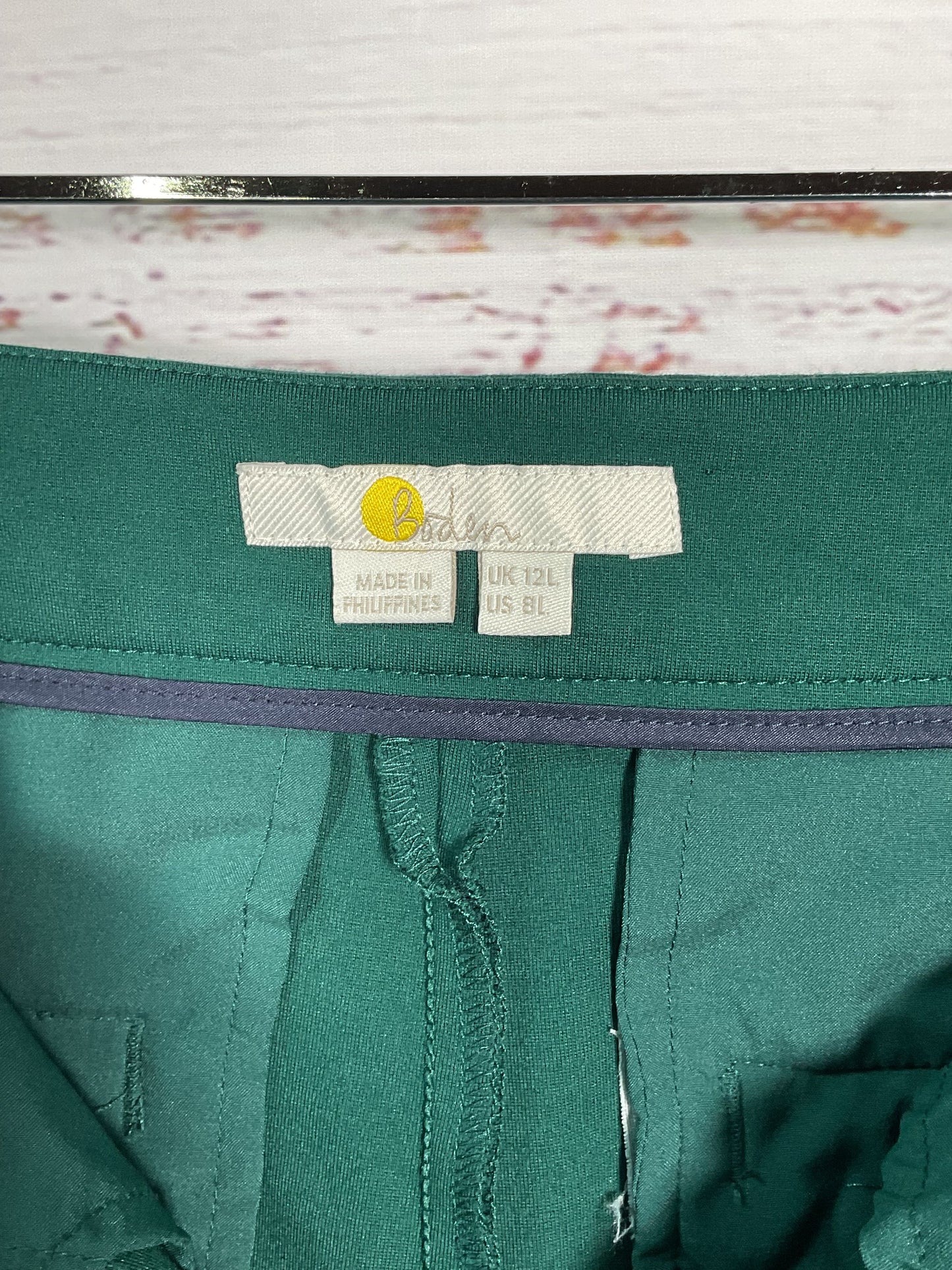 Boden Green Jacket + Trouser Suit - Size 8R/8L
