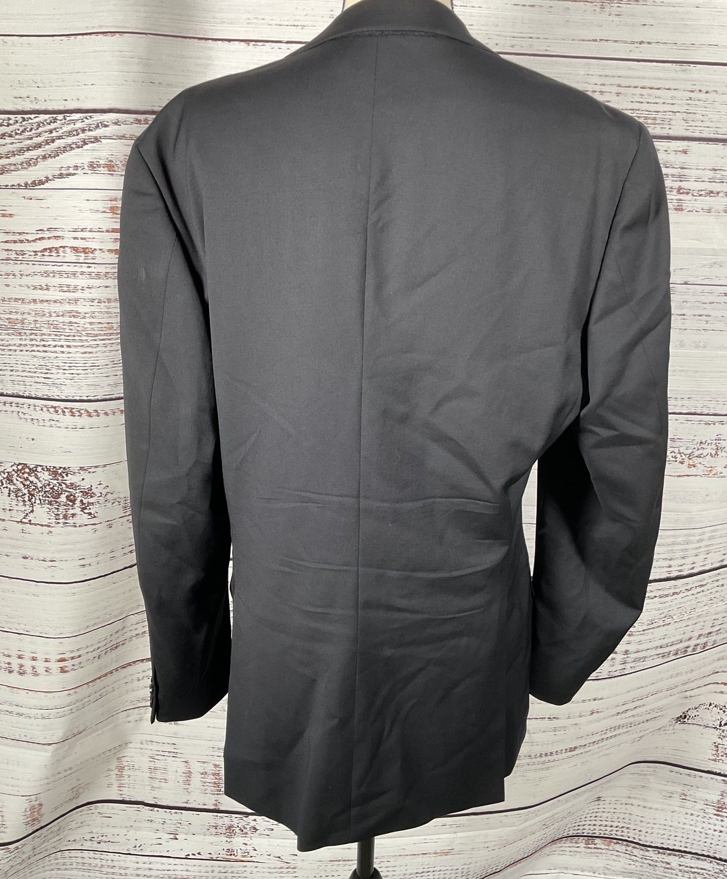 Zegna Navy Blue Jacket 100% Wool - Size 52R