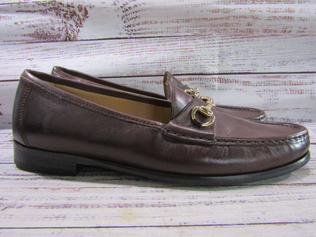Cole Haan Ascot II Men's Brown Leather Horsebit Loafers Size 8 C02497