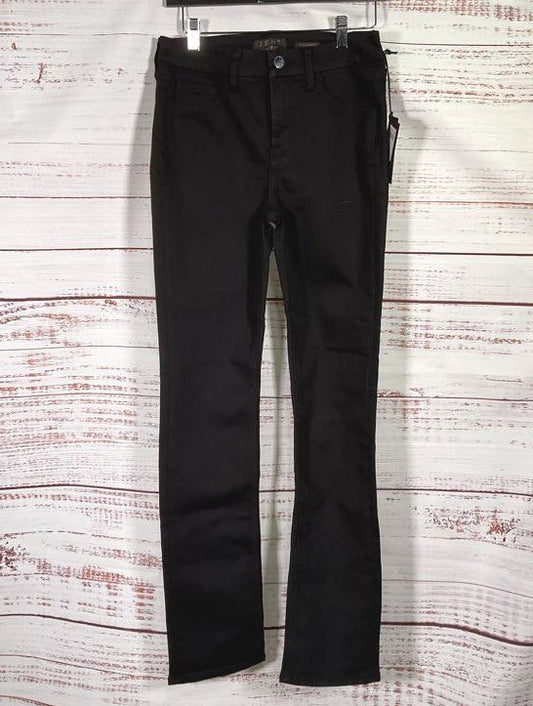 Jen 7 by 7 For All Mankind EnhanceME Slim Straight Jeans Black 4