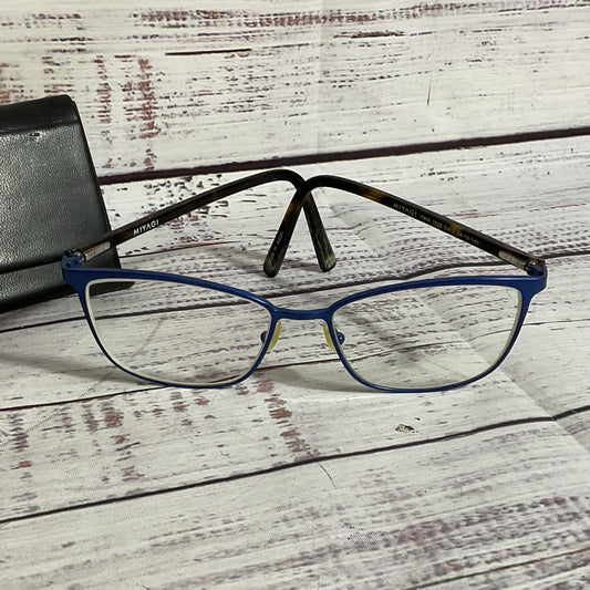 MIYAGI Heidi 1516 Blue Eyeglasses with Case- 54[ ]16 140 (FRAMES ONLY)