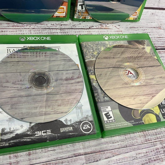 Lot of 4 Xbox One Games (Xenoverse 2, FighterZ, Star Wars Battlefront, FIFA 17)