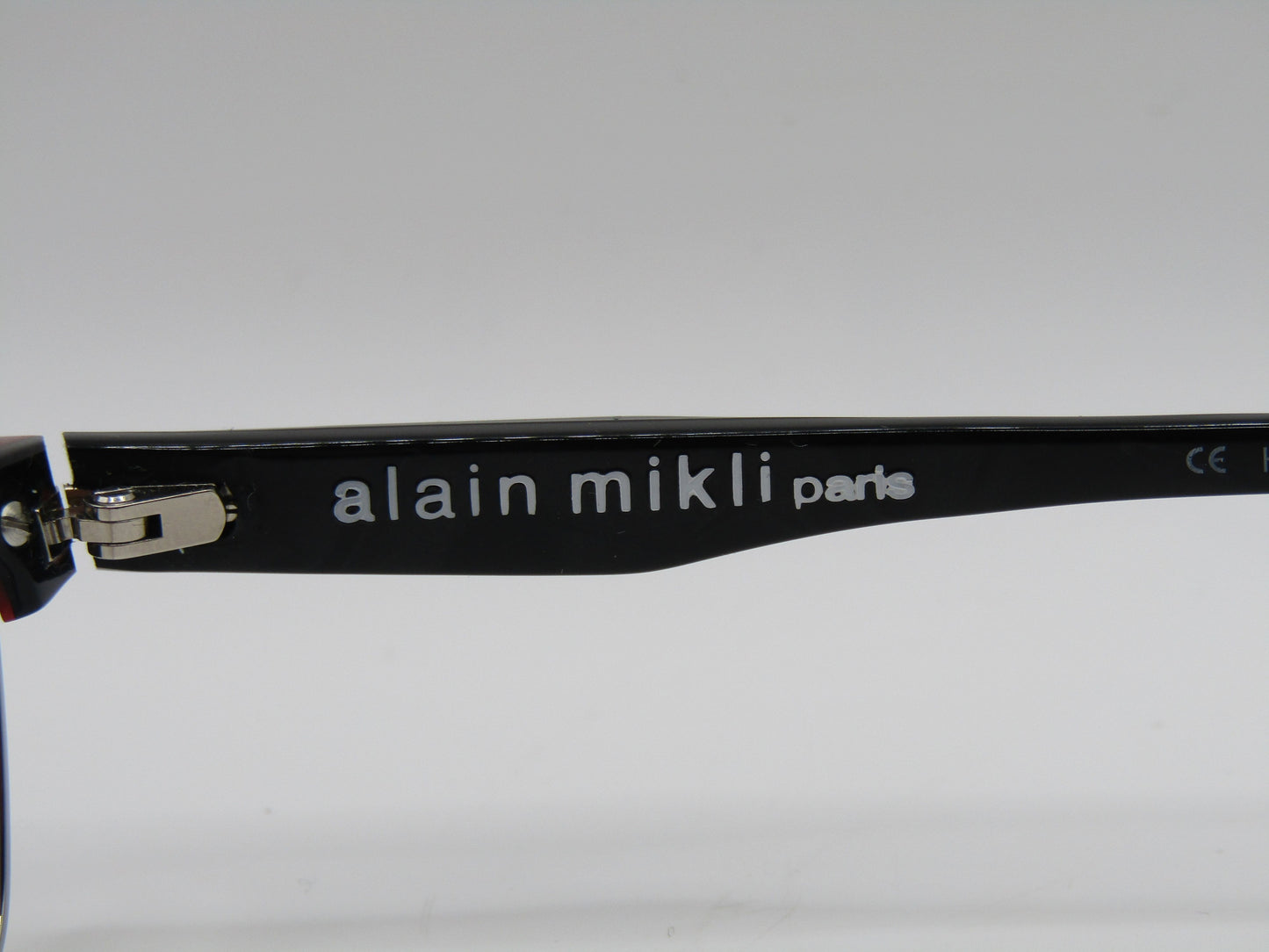 Alain Mikli 1754 Women's Black Slim Rectangular Eyeglasses Made in France