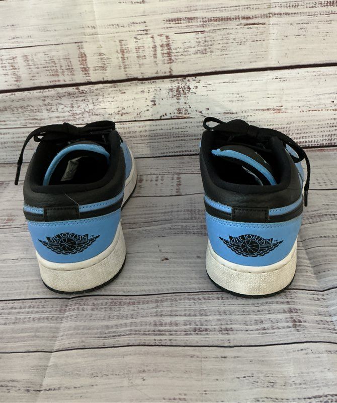 Unisex Kids Nike Jordan 1 Low University Blue Black Sneaker Size 5Y