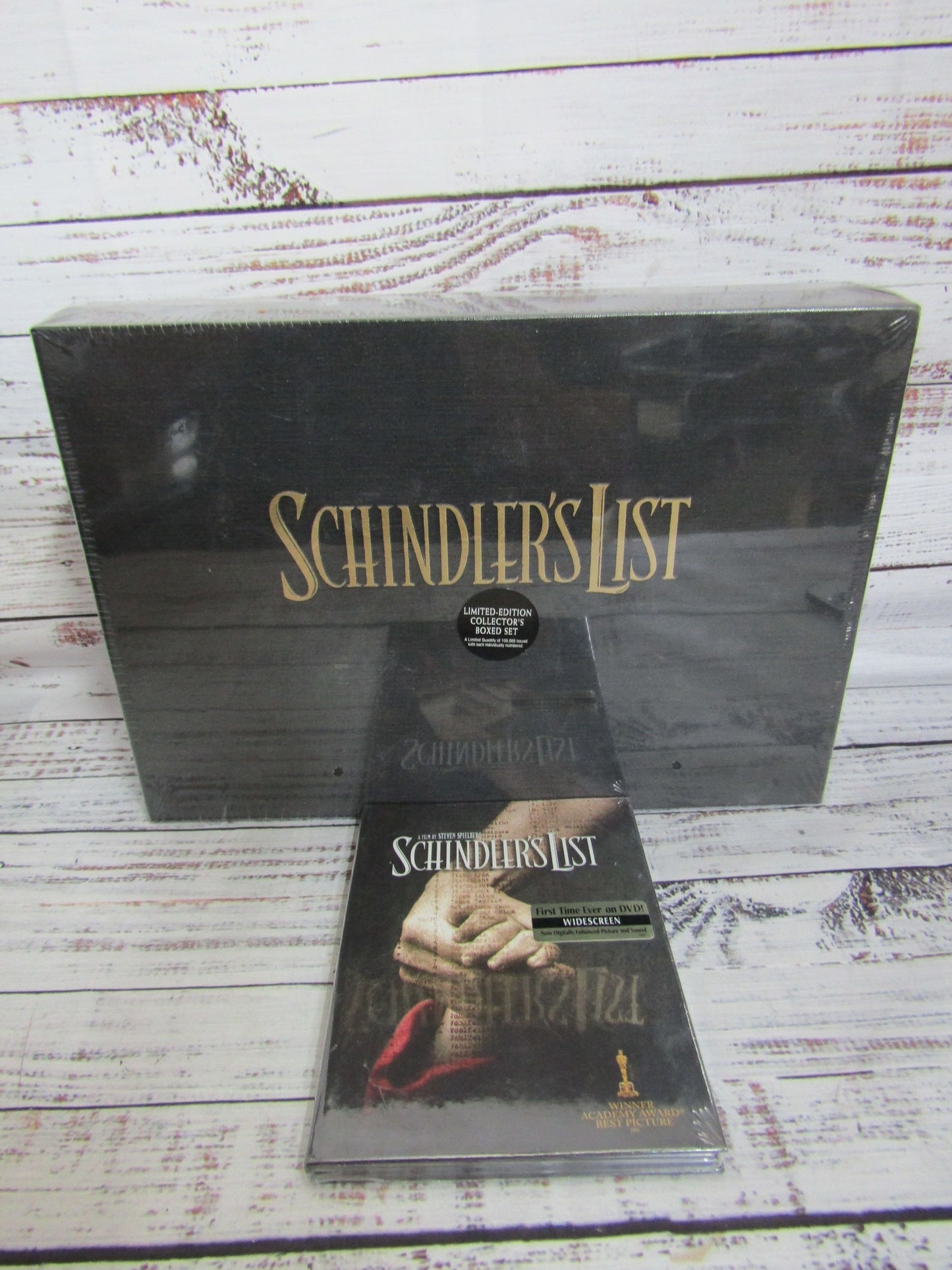 Schindler's List Limited Edition Collector's VHS Box Set & DVD