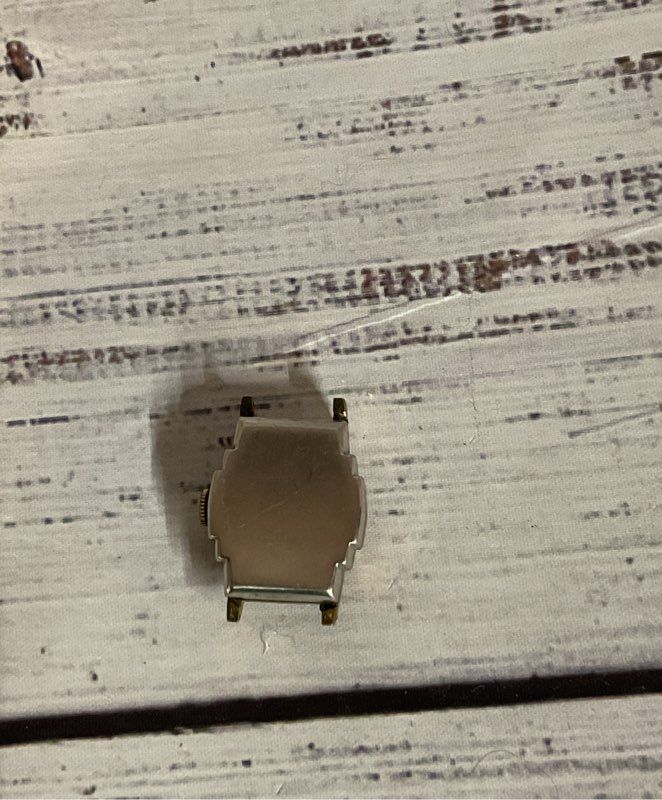 Geneva Warwick Gold Tone Stainless Steel Vintage Watch Case Swiss