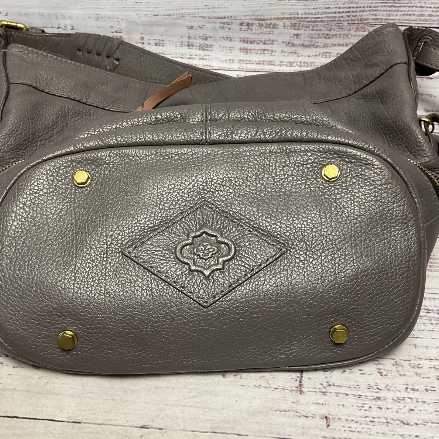 OrYany Taupe Leather Shoulder Bag Bucket Bag Purse
