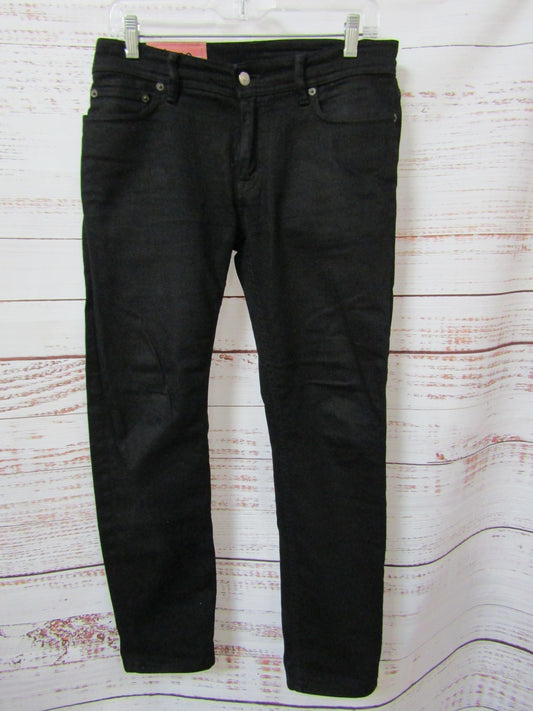 Acne Studios Bla Konst North Stay Black Men's Slim Fit Jeans Size 32 x 27